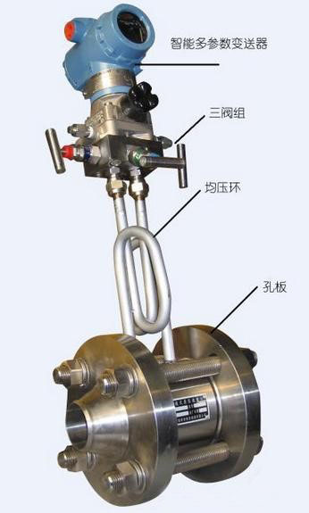 一體化孔板流量計(jì)示意圖